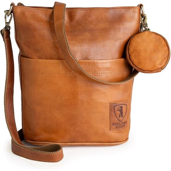 Elegant Sofia Leather Crossbody Bag for Women - Vintage Charm & Practicality